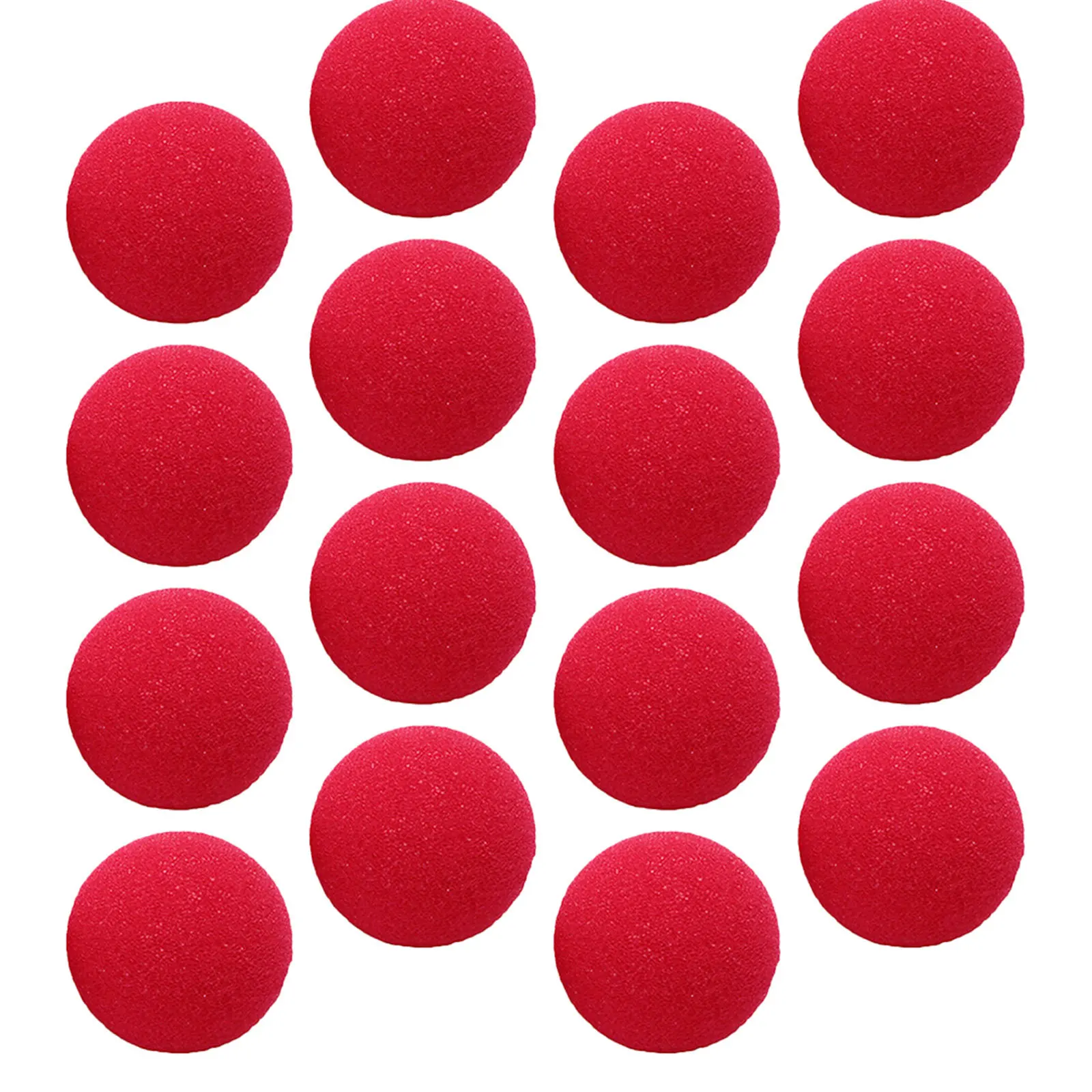 

40Pcs Bright Red Sponge Clown Nose Ball for Halloween Party Cosplay Costume Carnival Masquerade Decor Fun Joke Gift Idea