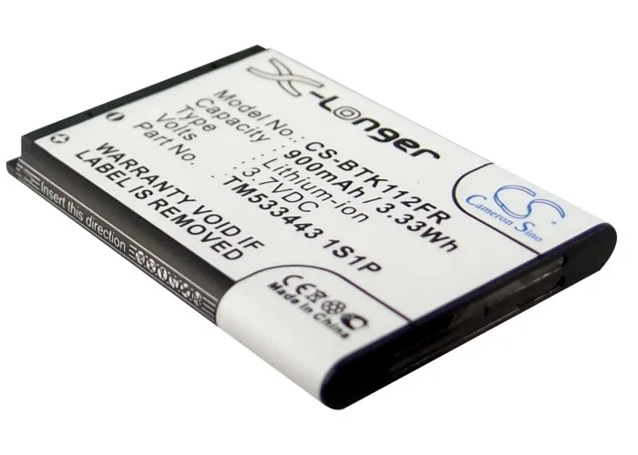 CS 900mAh Battery For BLAUPUNKT TM533443 1S1P   Callstel TM533443 1S1P   Prestigio BL-4BBT Drive Free 111  BT Drive Free 112