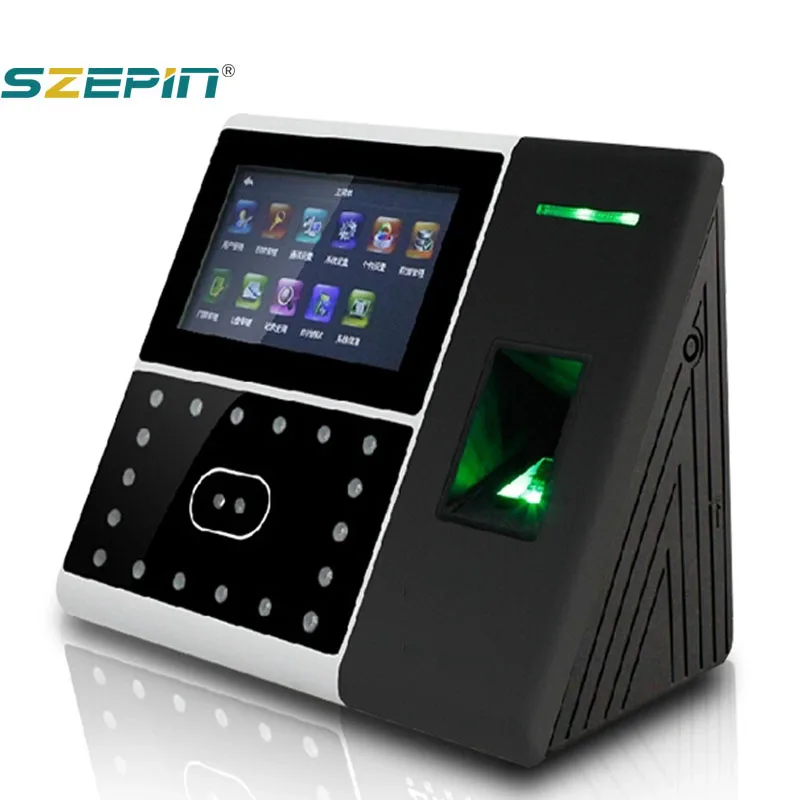 ZK Teco IFace 302 얼굴 인식 생체 지문 단말기 출퇴근 관리 시스템 RFID ID 카드 도어 액세스 제어 포함
