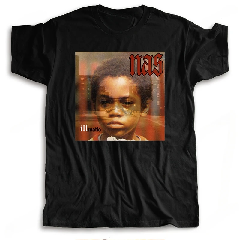 Custom NAS Illmatic Album Cover HipHop Graphic teeShirt Gift for Men Unisex o-neck streetwear summer cool TShirt England style