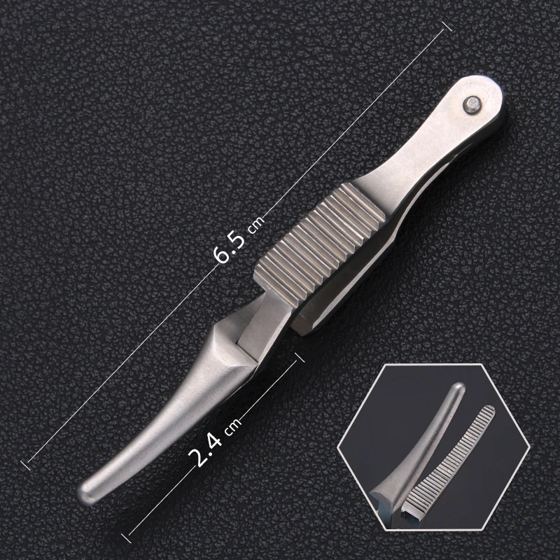 Straight/Cruved/Angle Jaw Atraumatic Tips Arterial vascular clamping clipper Ophthalmic Surgical Instruments