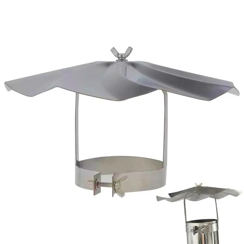 

Stainles Steel Chimney Cap Heating stove Outdoor wood stove chimney rain cap Vents Cover Snow Dust Protection for 60/76/102mm