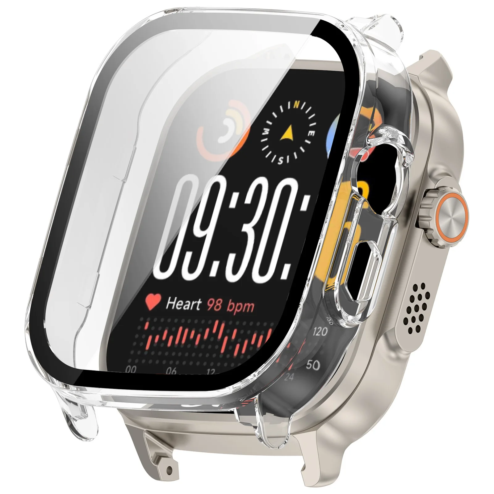 PC Case for Realme Watch 5 Tempered Glass Shell Protective Cover Hard Bumper Case Screen Protector for Realme Watch5 Accessories image 4