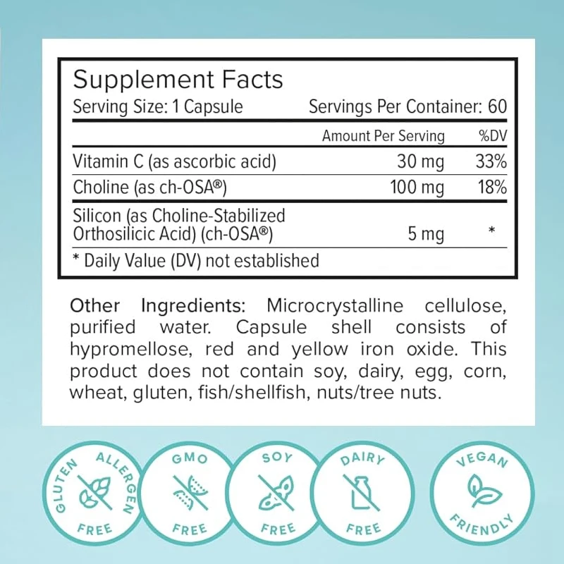 Biosil Collagen Generator Plus -60 capsules - Advanced collagen protection, containing patented ch OSA complex and vitamin C