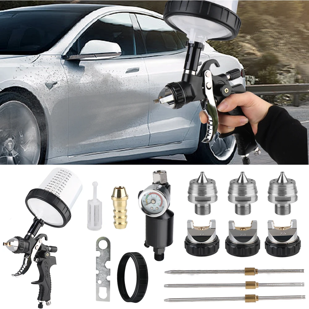 

High Atomization Anti-Rust Paint Sprayer Handle Spray Tool Auto Sheet Metal Repair Air Car Paint Spray Gun Set Pneumatic Sprayer