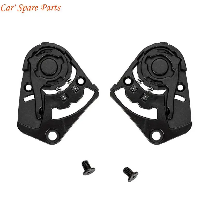 

Y4UA Easy Installation Face Shield Windshield Visors Base Motorcycle Helmets Visors Base Plate with Screw for Shaft 540