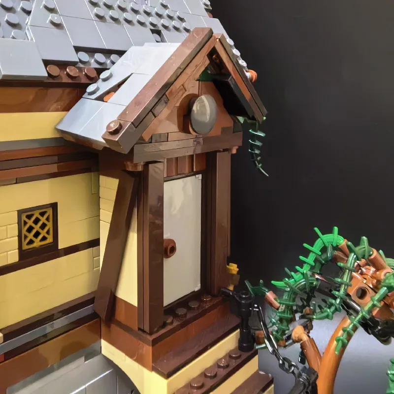 Medieval Magic Witch House Building Blocks Set - MOC 2148 PCS Wizarding Cottage Bricks Kit for Adults Kids Home Decor Gift