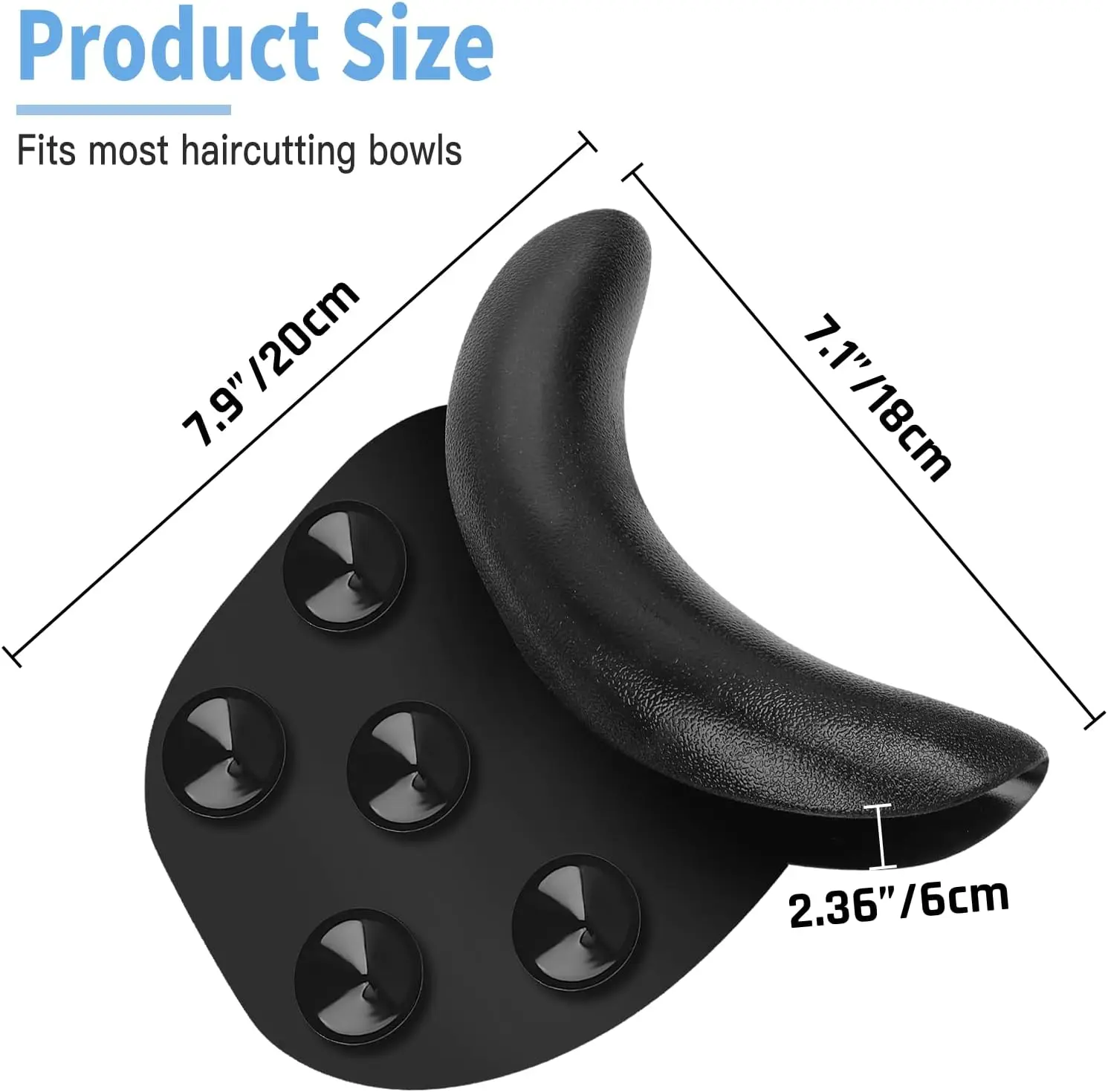 Silicone Salon Neck Rest Cushion,U-Shaped Shampoo Bowl Neck Pillow Hair Salon Washing Sink Basin Tool Reduce Neck Pressure