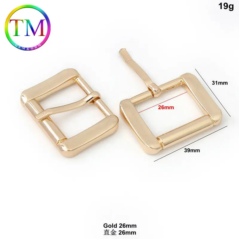 10-50Pcs 16/20/25/26Mm Women Belt Alloy Pin Buckle High Quality Square Adjustment Strap Clasp Webbing Buckle Diy Accessories