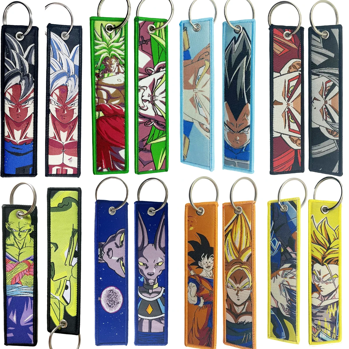 Embroidery Ring - Dragon Ball Embroidery Keychain Bookmark Cute