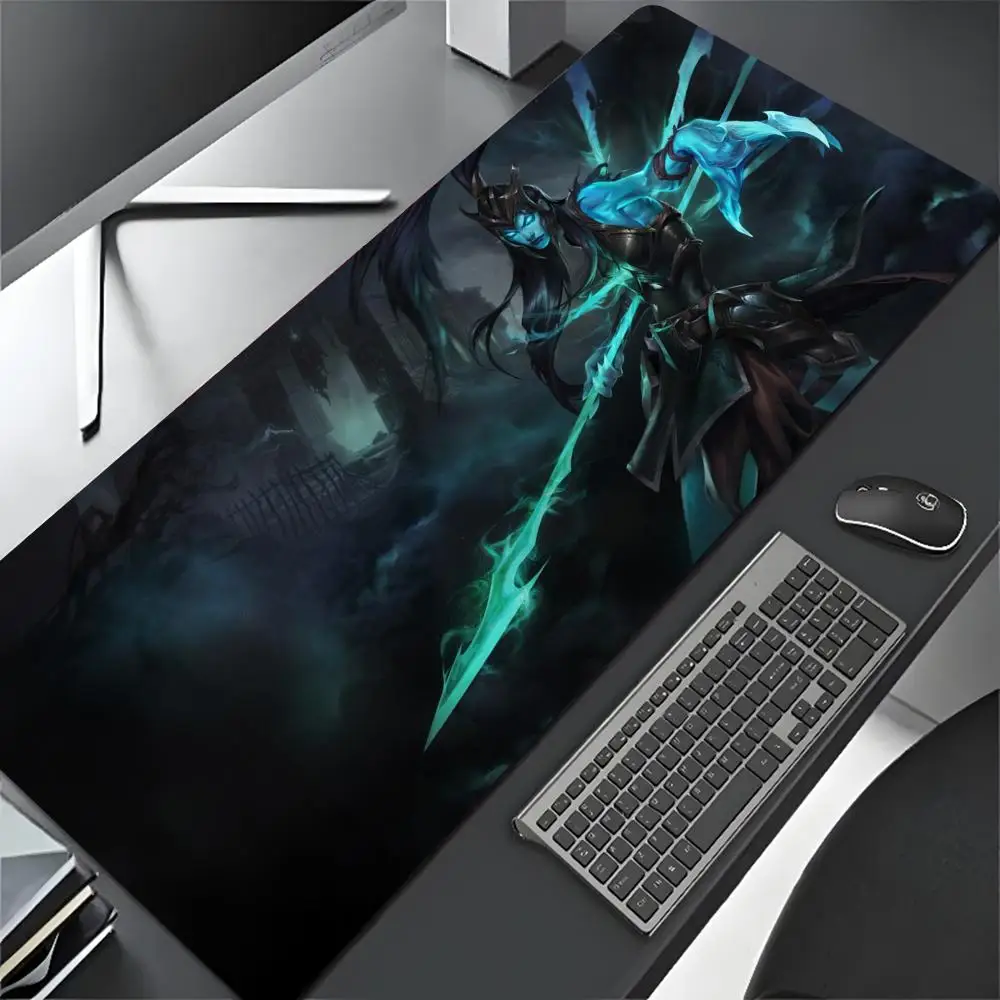 Коврик для мыши Kalista Karma Karthus с мультяшным рисунком, большой игровой коврик для мыши, компьютерный игровой коврик для клавиатуры и мыши, Настольный коврик для мыши