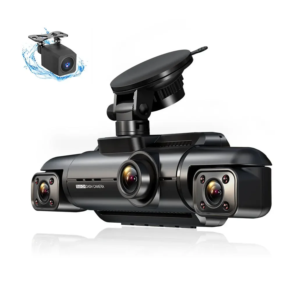 YYHC-360degrees  Full HD 1080P DVR Night Version Camera Car Dashcam with 4 Channel  Front and Rear Video Recorder