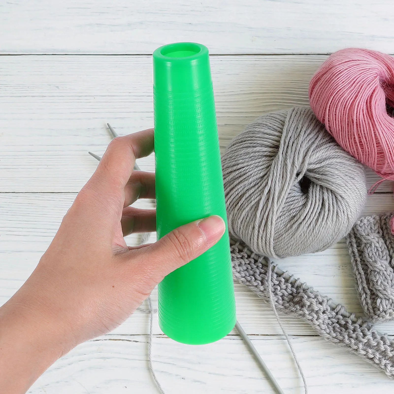 10Pcs Plastic Winding Bobbin Precision Angle Design Yarn Tube for Smooth Yarn Release DIY Knitting Sewing Tools