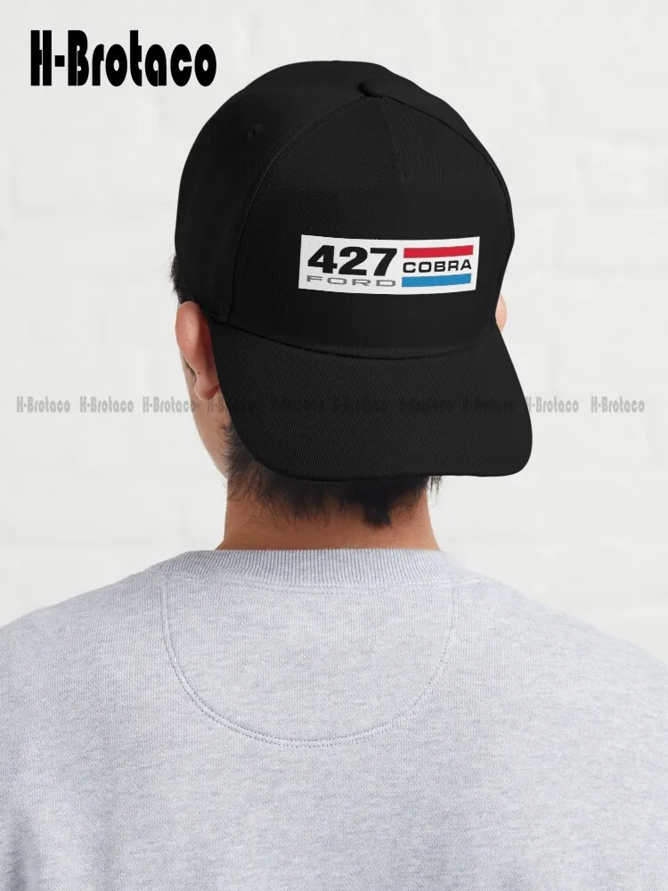 

Ac Cobra 427 Ci Badge Shelby Cobra Dad Hat Tactical Summer Sunscreen Hat Denim Color Hip Hop Trucker Hats Custom Gift Denim Caps