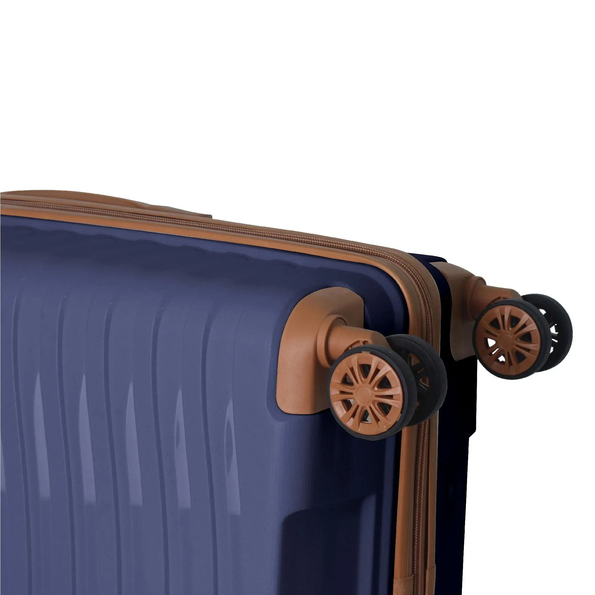 Set di valigie multicolori da 3 pezzi 20 24 Valigia rigida in polipropilene da 28 pollici 4 ruote girevoli Lucchetto TSA Viaggi d'affari Famiglia