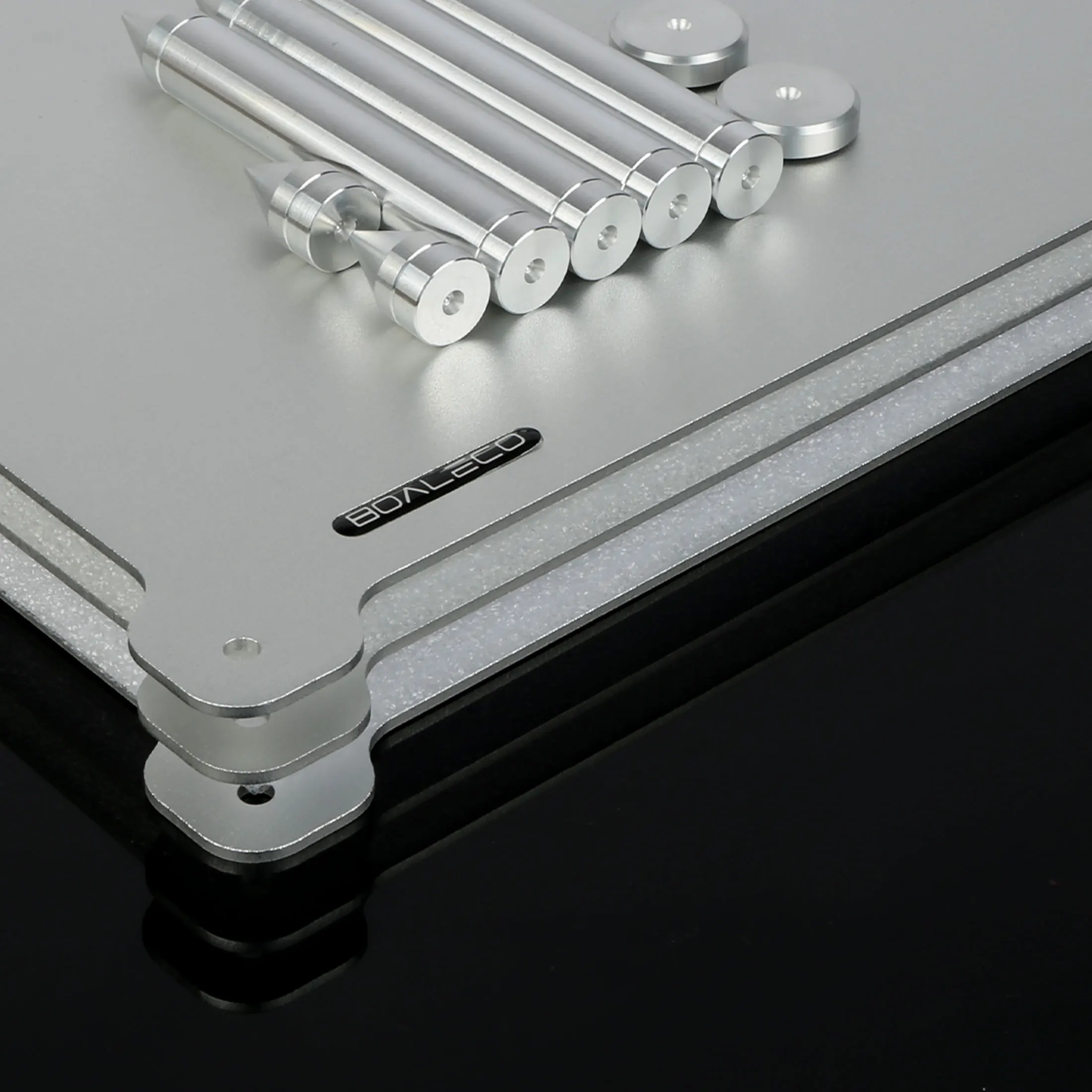 BOALECO FX2 desktop audio equipment rack HIFI headphone amplifier DAC rack Aluminum Alloy Triple Split Structure HIFI Racks