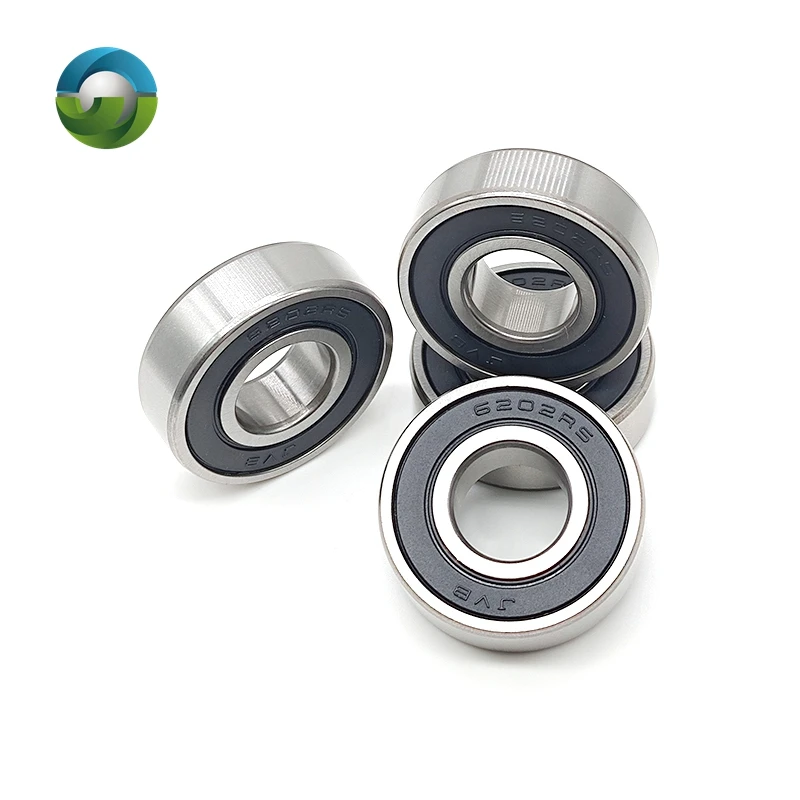 

2PCS 6202RS 15X35X11 mm Bearing ABEC-7 Deep Groove 6202 2RS Ball Bearings 180202 RS 6202 2RS EMQ Quality