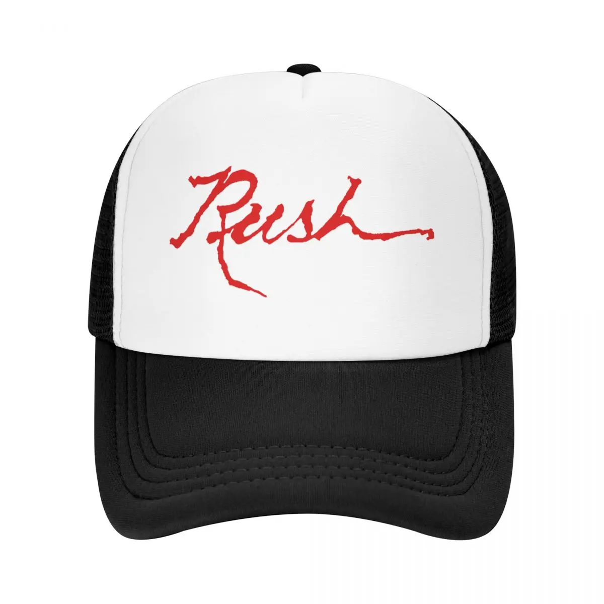 Rush Band 1978 Mesh Baseball Caps Men Women Hip-Hop Trucker Worker Cap Hats Adjustable Polyester Fishing Hat Spring Trucker Cap