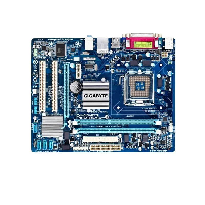 

Original GA-G41MT-S2PT Motherboard LGA 775 DDR3 8G Desktop Mainboard SATA II Systemboard 100% tested