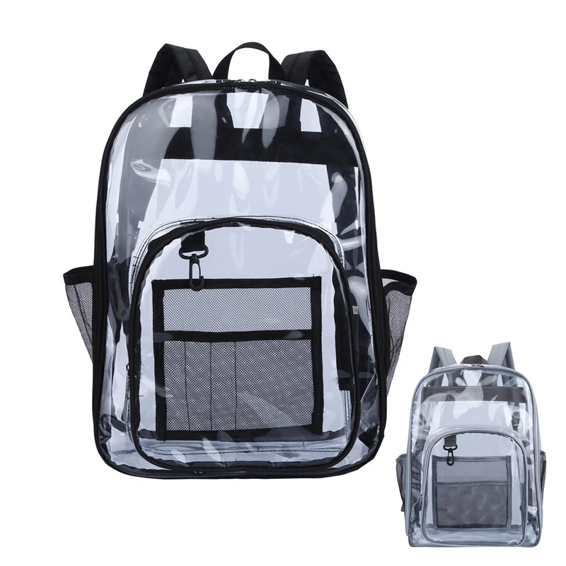 Waterproof Transparent Backpack School Bag Unisex Large Capacity Backpack Fashion Multifunctional Clear Backpack Knapsack