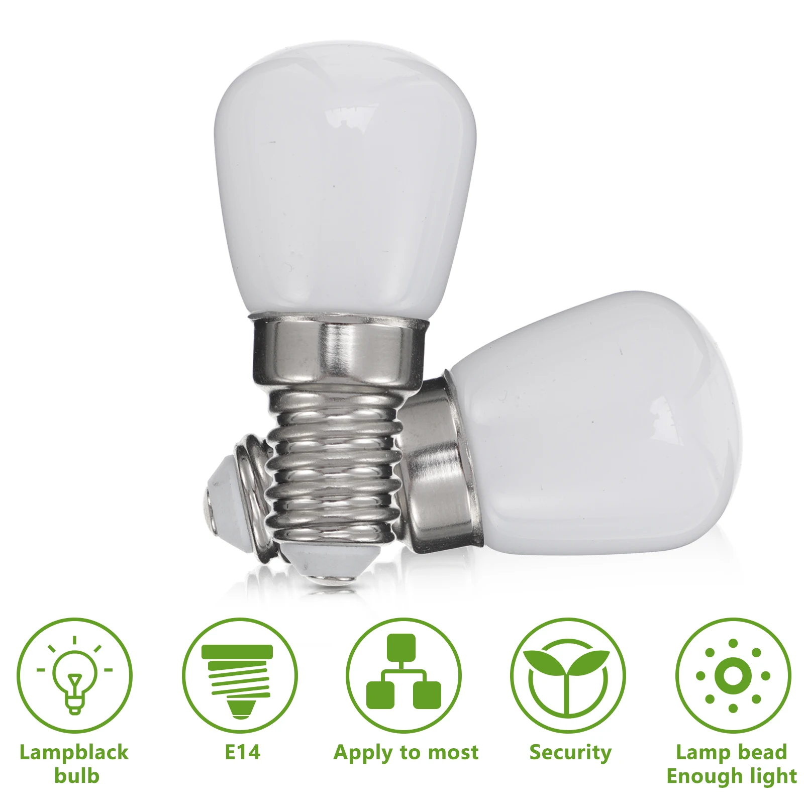 

Refrigerator Bulb Light for Fridge Chandelier Replacement E14 Base Appliance LED