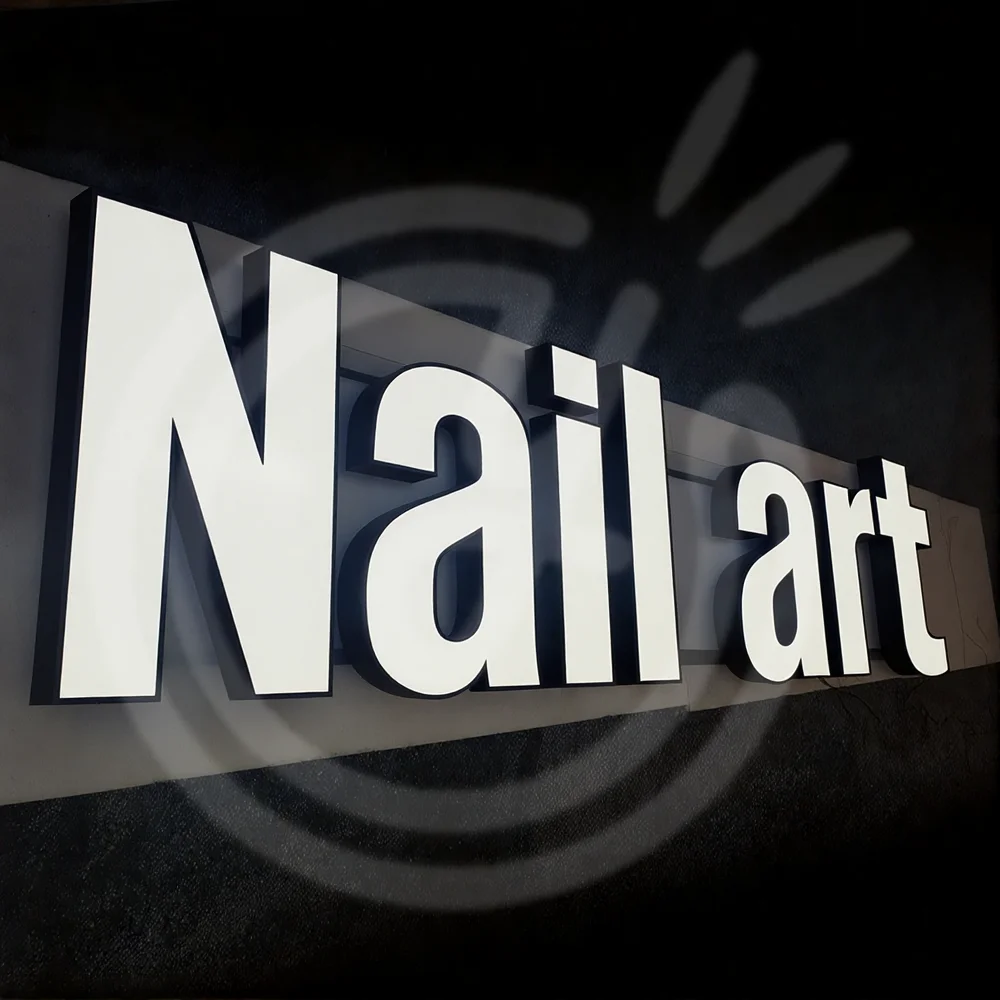 Custom RGB Light Letters Sign LED Luminous Signage Full Color Acrylic Business Logo Wall Brand Neon Letter Signboard