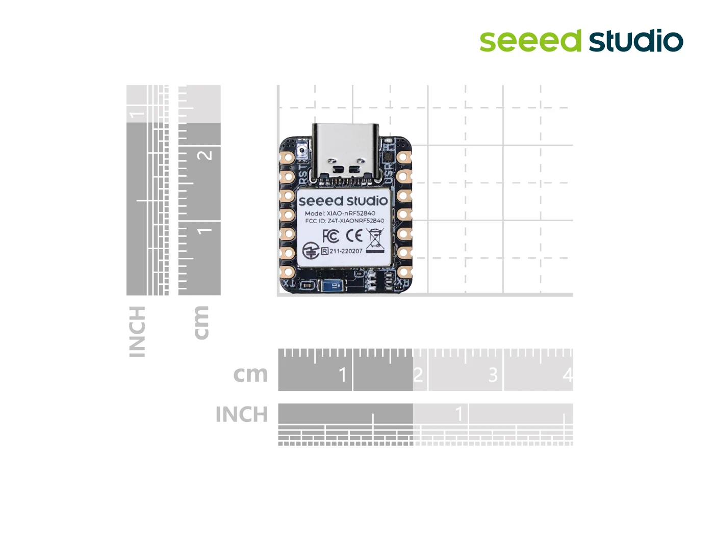 Seeed Studio XIAO ble nRF52840-Seeeduino XIAO BLE-Arduino 및 CircitPython 지원-안테나 포함 블루투스 5.0