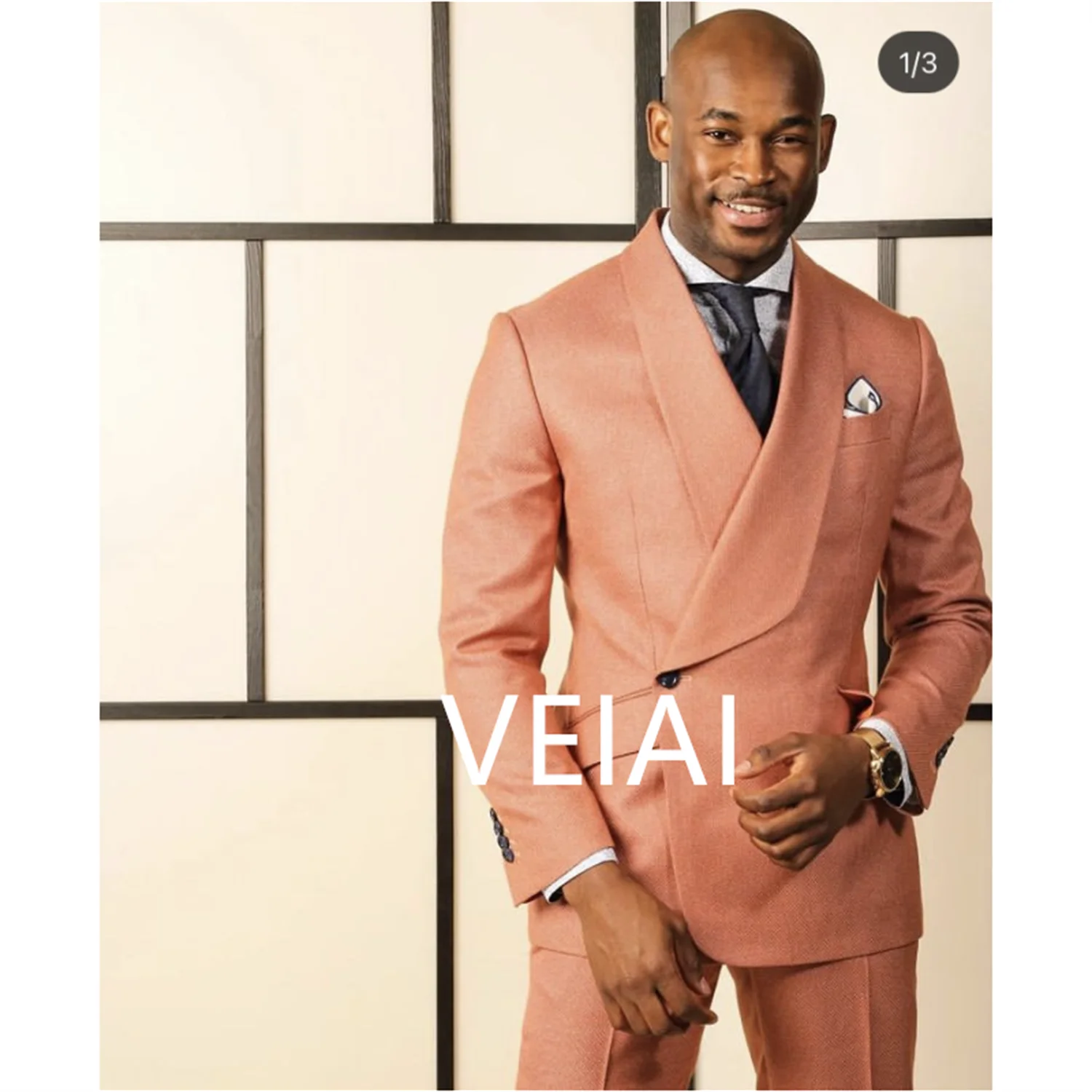 

Коричневые мужские костюмы специального дизайна по индивидуальному заказу, комплект свадебных смокингов, приталенный костюм Homme, формальный наряд для выпускного вечера, блейзер Masculino Jacke