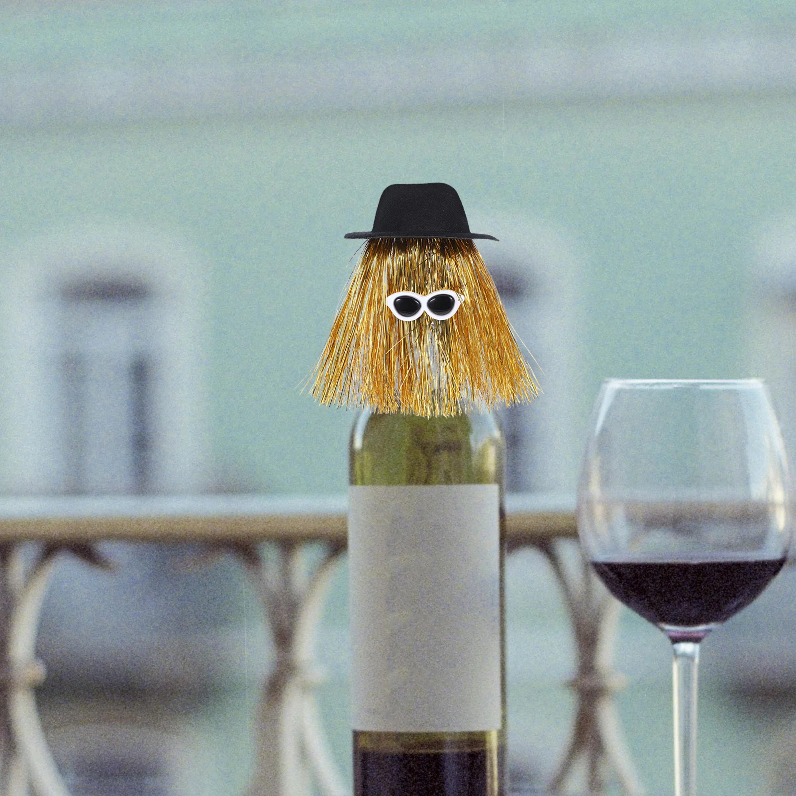 

1pcs Mini Top Hat Wine Bottle Stopper Cute Party Decoration For Christmas Halloween Diy Crafts Bar Tool Accessory