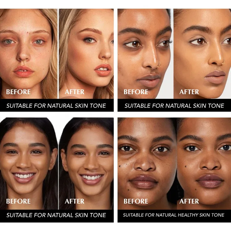 1PC high coverage waterproof oil control long-lasting concealer, suitable for all skin types, to create a perfect makeup