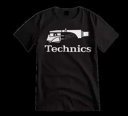 

Technics Audio Company Logo Black T-Shirt Size S - 5XL