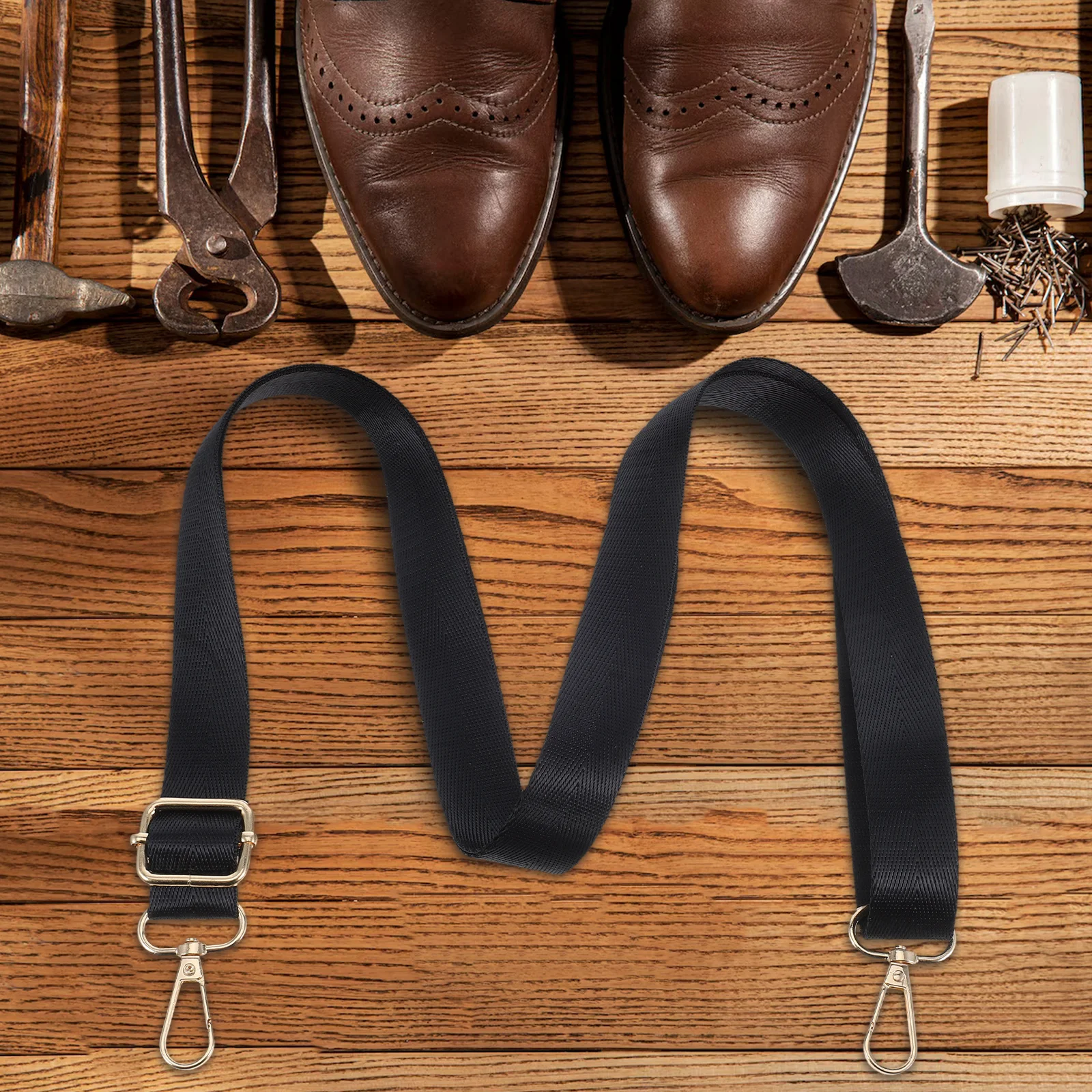

2 Pcs Horse Blanket Leg Straps Adjustable Elastic Metal Double Swivel Snap Hooks Replacement Bands Western Use Farm
