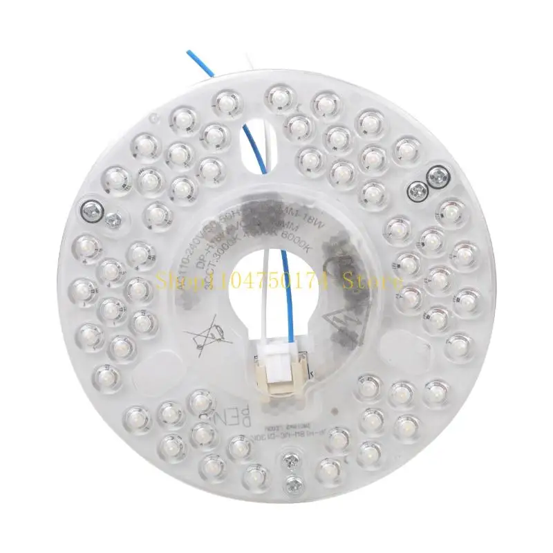 Attachable 18W Ceiling Fan Light Board 130mm Wide PC Aluminum Material Long Lasting Soft top sale