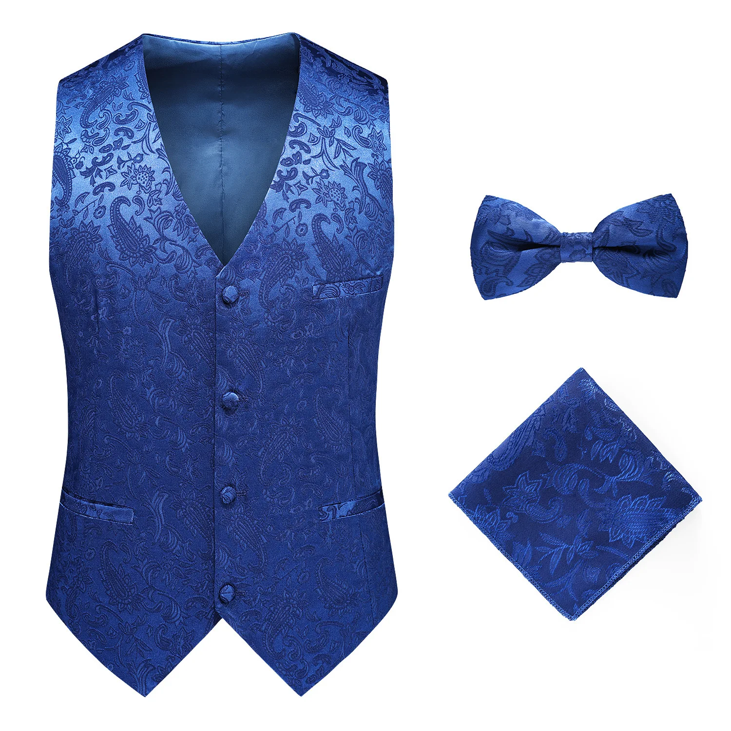 X069 Men's fashion dress hotel large size vest suit slim three-piece suit multi-color suit vest