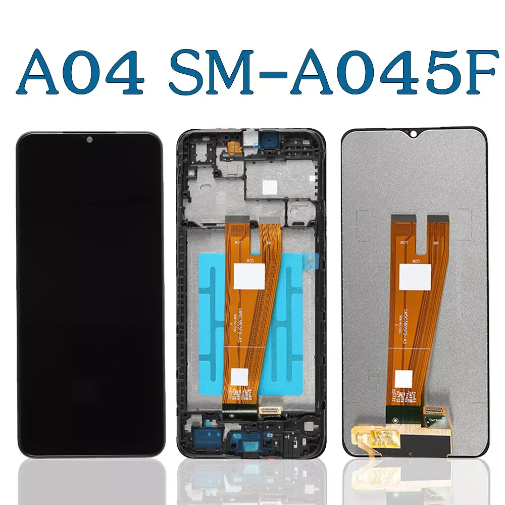 

Мобильные ЖК-дисплеи для Samsung Galaxy A04, сенсорный ЖК-экран для Samsung A045, замена экрана Samsung A04