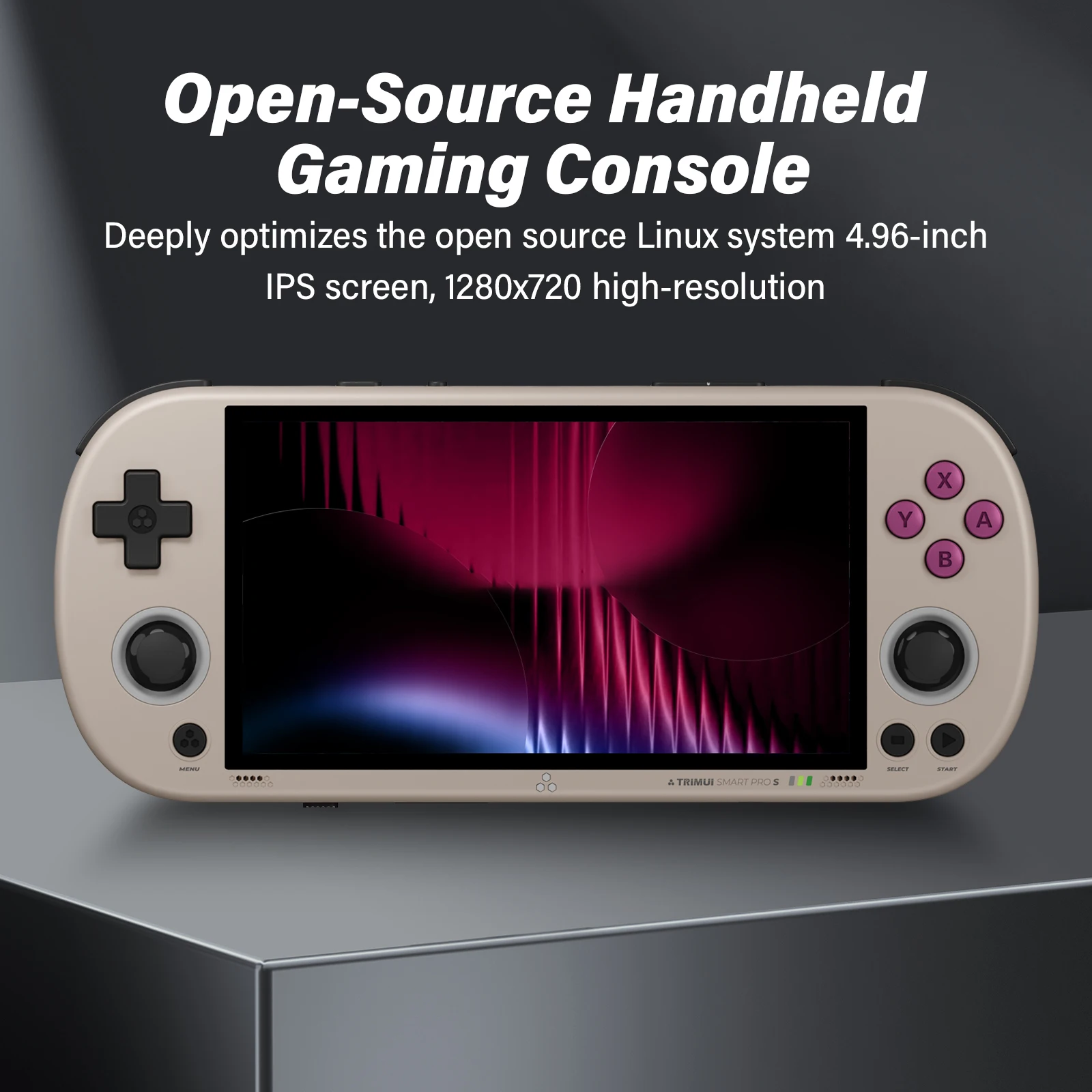 Emulator Portable Console for TrimUI Smart Pro S Handheld Game Players Emulator 4.96 Inch 720p HD IPS Screen Linux System