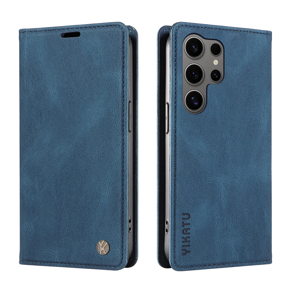 Magnetische Leder-Geldbörsen-Flip-Cover für Samsung Galaxy S25 S24 S23 S22 S21 S20 S10 S9 S8 S7 FE Plus Pro Ultra Edge | Premium-Gehäuse – Detail 9