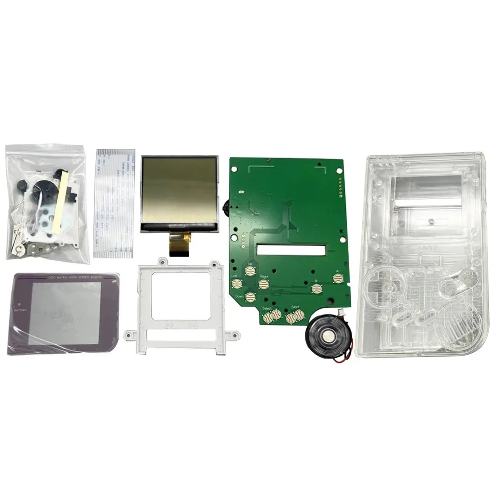 Picture 6: Original Size Grayscale IPS LCD Screen Kits for GameBoy GB DMG Dot-by-dot Display Highlight Brightness LCD Screen Kits