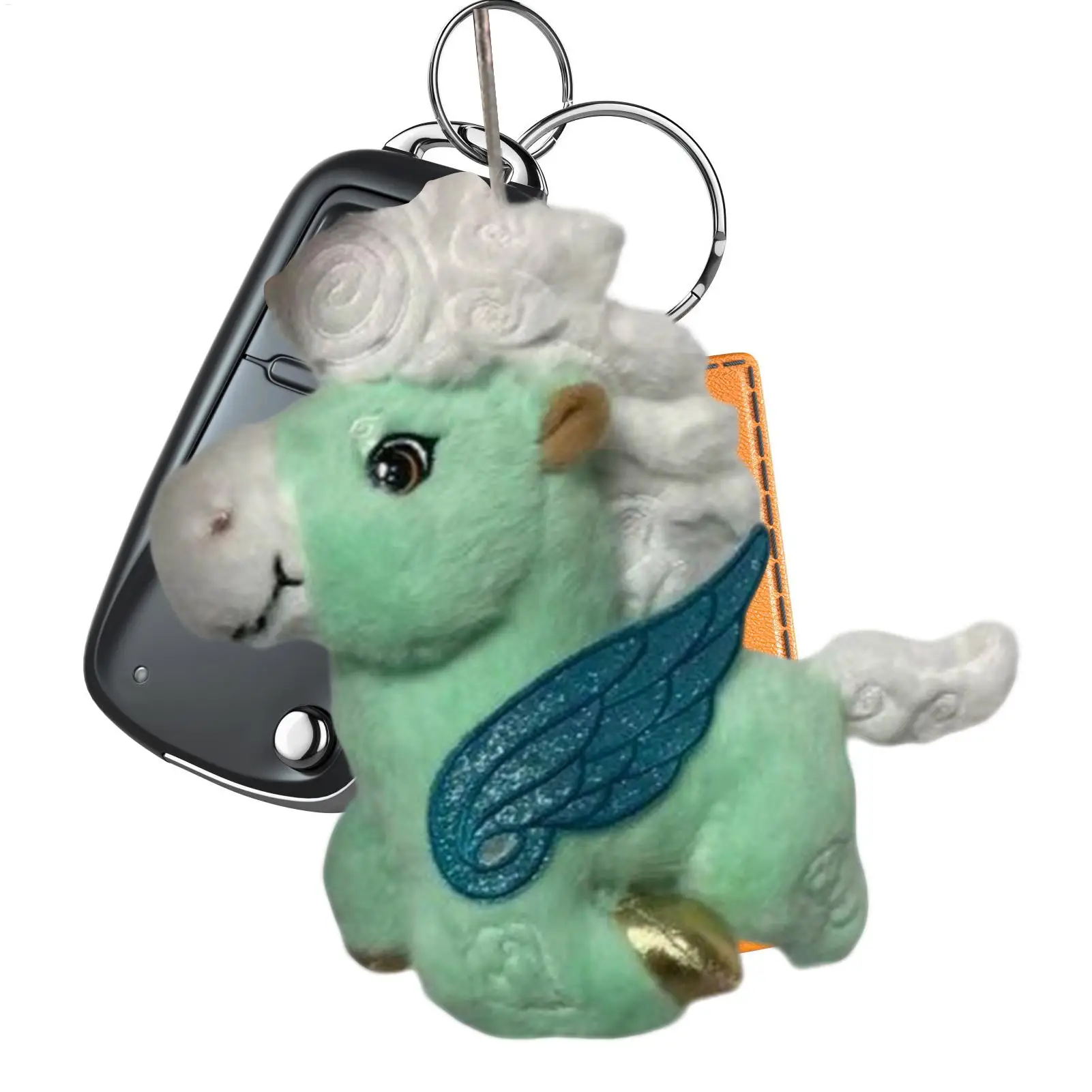 

Плюшевый брелок-лошадь в китайском стиле, талисман удачи, для сумок, кошельков, тоутов, на Весенний фестиваль, День рождения, вечеринку