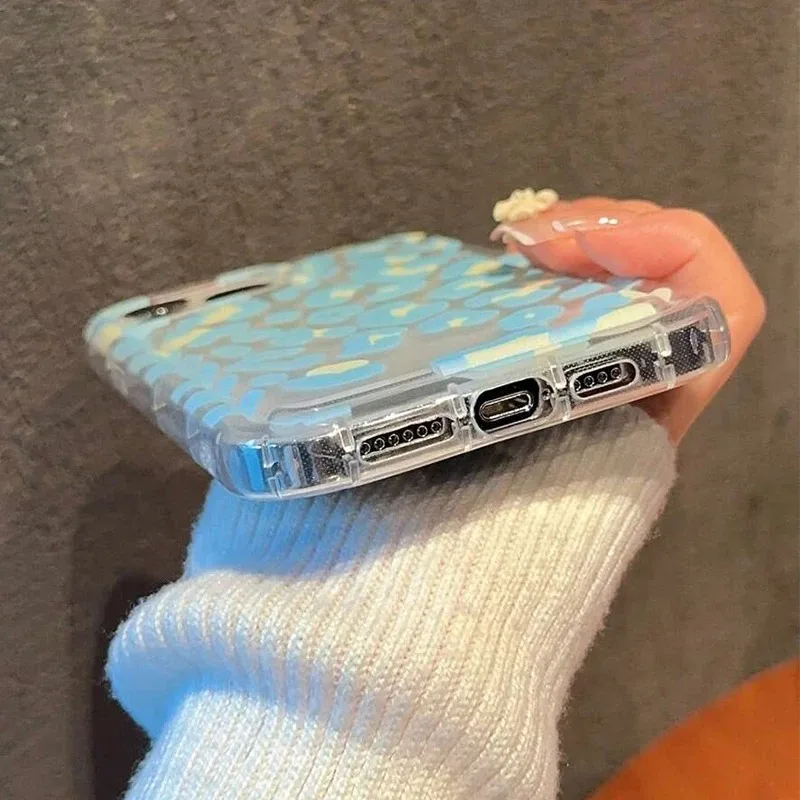 ليوبارد تصميم أنيق الوردي نمط جراب هاتف آيفون 16 15 14 13 12 11 برو ماكس 16E SE2 7 8 زائد X XR XS لينة واضح غطاء