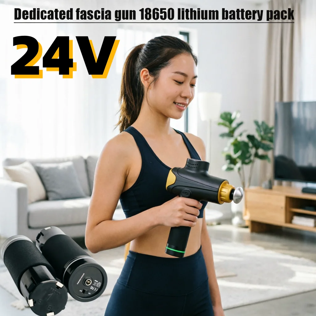 100% Original 24V 6800mAh Battery Pack for Massage Gun Fascia Gun Replacement Parts