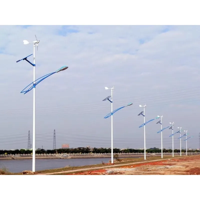

Bes-selling Solar System Led Pole Wind Turbine Power Energy Street Light Steel Pole