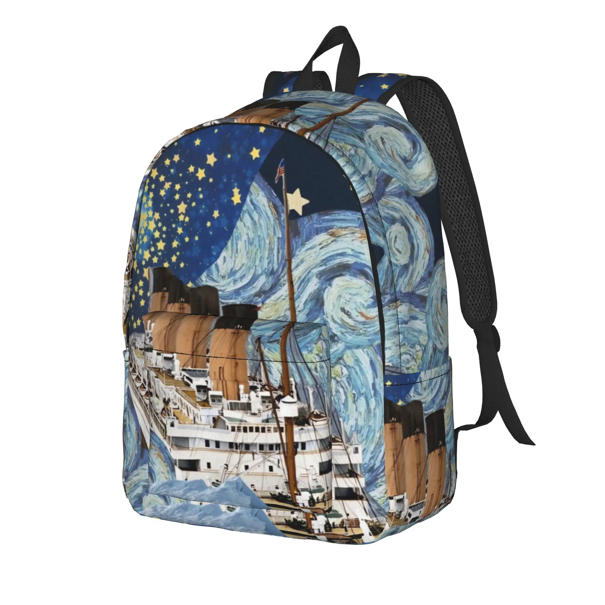 The Most Popular Ship Of All Times, Titanic Backpack  Daily Backpacks Women Men Design Large School Bags Novelty Rucksack