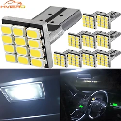10pcs White T10 W5W 194 168 1206 9Led 12smd Car side Marker Bulb Turn Signal Dome Interior Lamp Backup brake Clearance Light 12V
