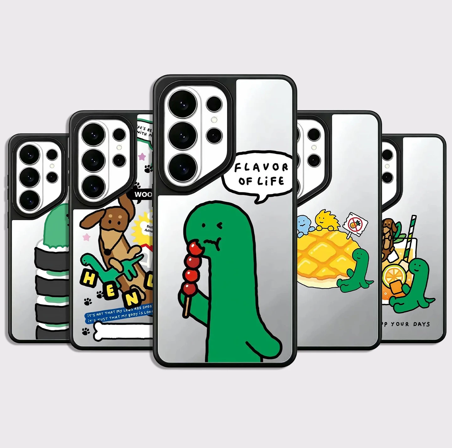 

Flavor of Life Mirror Surface Magnetic Phone Cover for Samsung Galaxy S23 S24 S25 S26 Ultra S26+ Plus Case