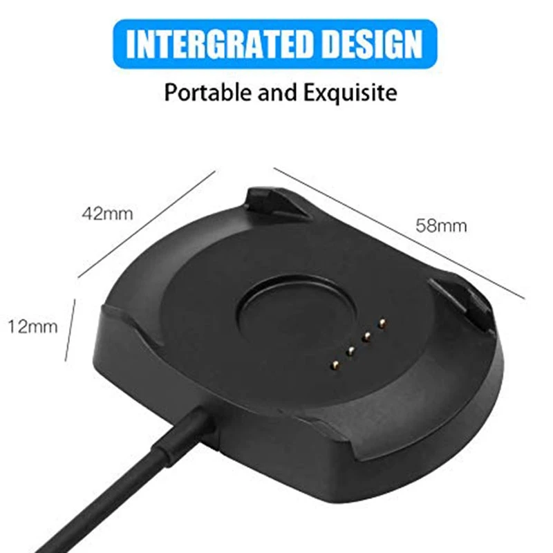 SMIEA USB Charging Cable Stand Data Cord for Xiaomi Huami Amazfit Stratos Smartwatch 2/2S Wireless Charger Dock