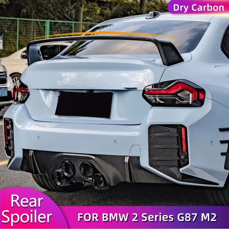 

Dry Carbon Rear Spoiler Wing for BMW 2 Series G87 M2 Coupe 2022 2023 Auto Racing Rear Trunk Lip Wing Spoiler