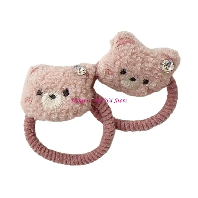 Kolorowe dziecięce akcesoria do włosów Pluszowy wzór w kształcie Łatwa do przenoszenia szpilka do włosów