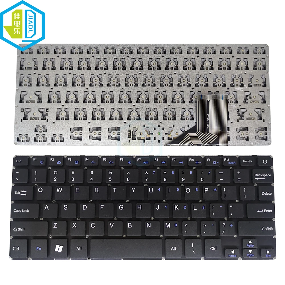 New English US Laptop replacement keyboards KY245-1 K936 computers notebook keyboard USA QWERTY black keycaps without backlit