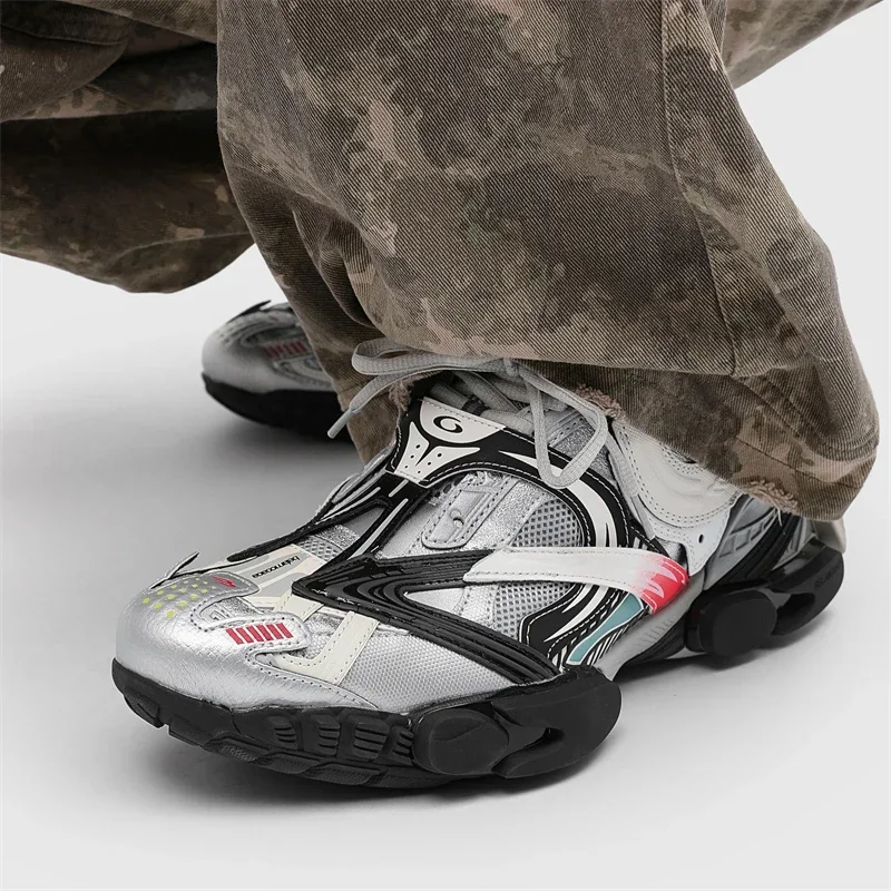 

Мужские кроссовки для бега на открытом воздухе, повседневные кроссовки для бега в тренажерном зале, прогулочная обувь, новые кроссовки для пар, структура с режущей кромкой и очаровательной структурой